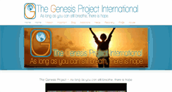 Desktop Screenshot of genesisproject.biz