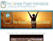 Tablet Screenshot of genesisproject.biz